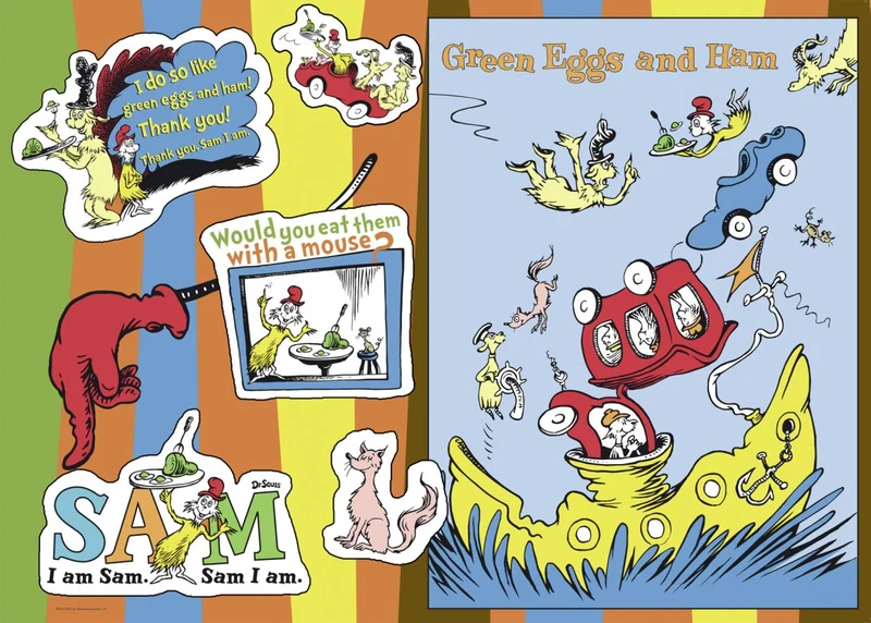 Ravensburger Green Eggs and Ham, Dr. Seuss (Floor Puzzle)