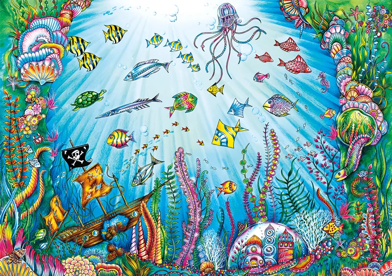 Beneath the Waves - Lost Ocean, Johanna Basford