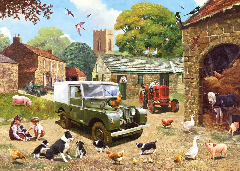 A Busy Yard, Kevin Walsh