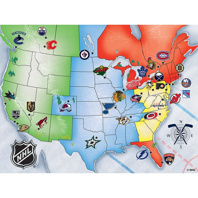 NHL Hockey Map