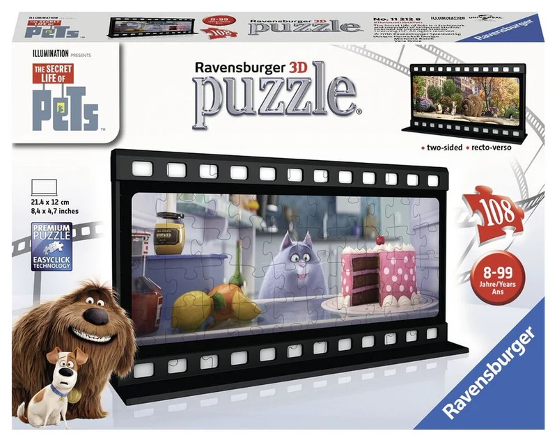 Ravensburger The Secret Life of Pets (3D / Double-Sided)