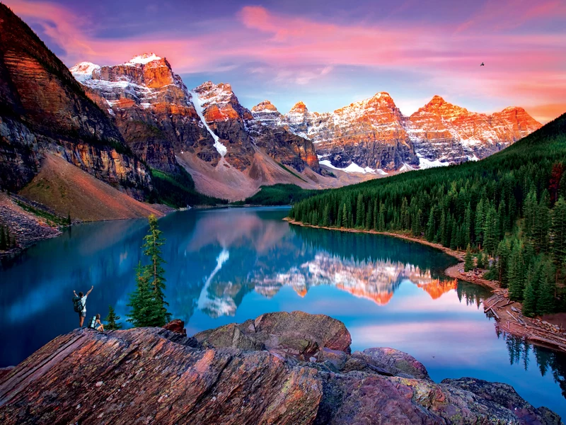 Reflections: Mountains On Fire