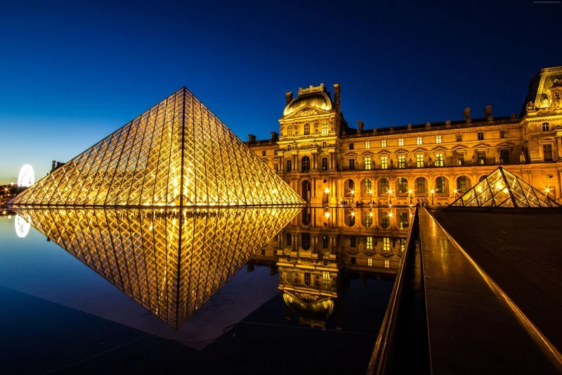 The Louvre by Night