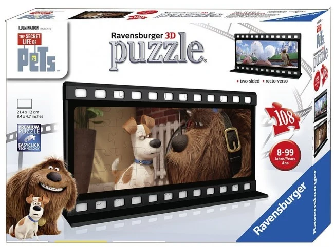 Ravensburger The Secret Life of Pets (3D / Double-Sided)