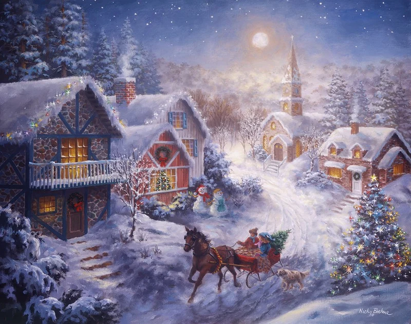 Ravensburger Dashing Through the Snow, Nicky Boehme