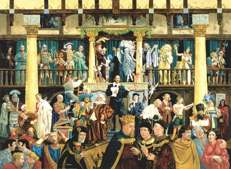 All the World's a Stage, James C. Christensen