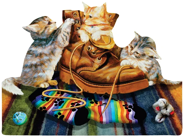 Socks and Kittens (Shaped)