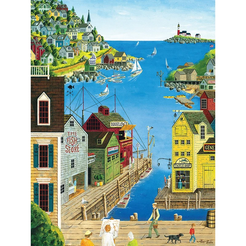 A Walk on the Pier, Art Poulin
