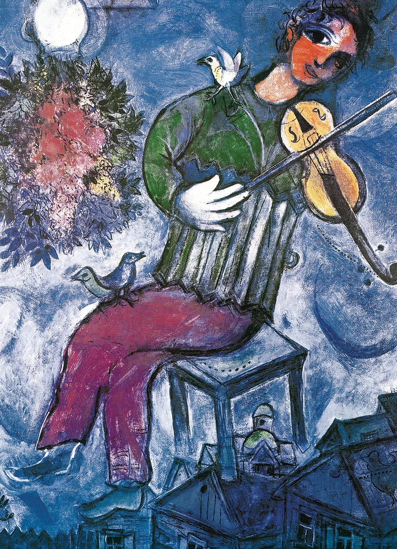 The Blue Violinist, Marc Chagall