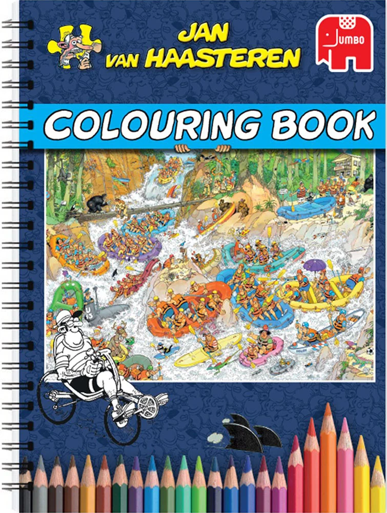 Jumbo Jan Van Haasteren Colouring Book