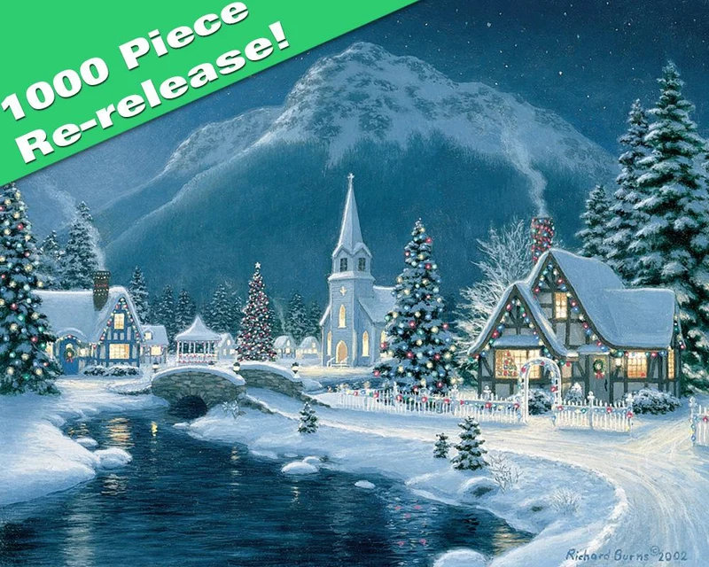Moonlit Village