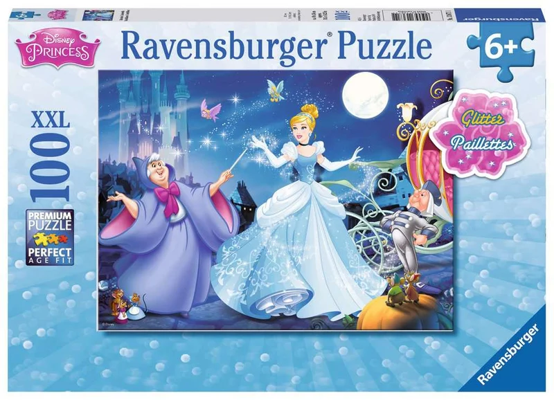 Ravensburger Disney Princess: Adorable Cinderella (Glitter) (100XXL)