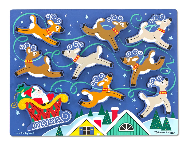 Santa's Sleigh -Chunky Puzzle