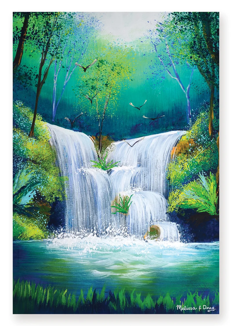 Woodland Waterfall (Chute d'eau en foret)