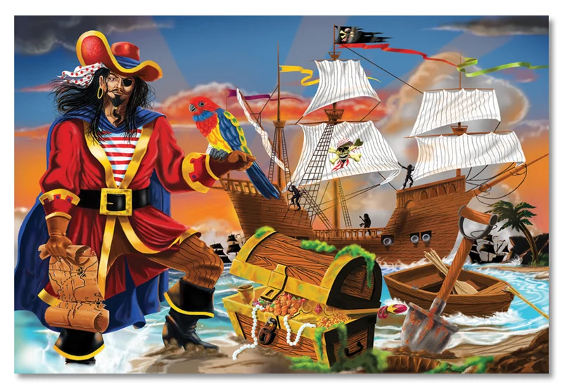 Pirate's Bounty (Butin du Pirate) - Floor Puzzle