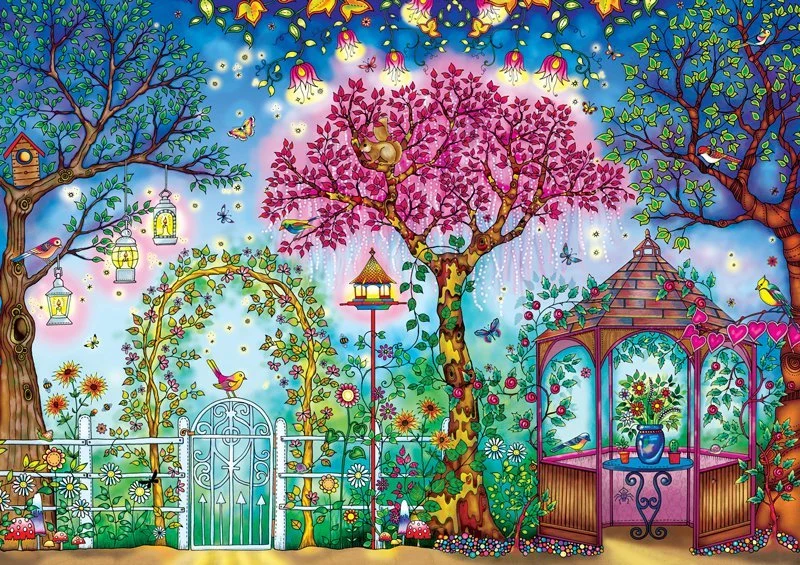 Songbird Garden, Johanna Basford - Includes Poster to Color!