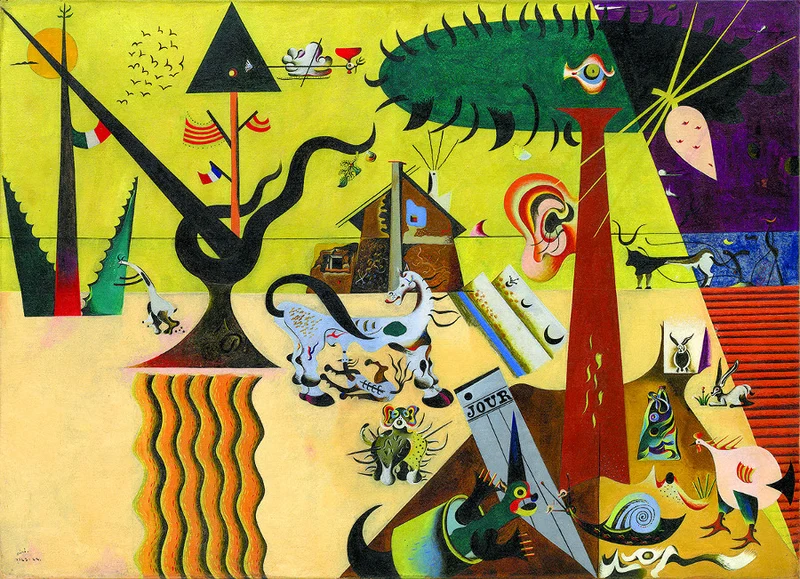 The Tilled Field, Joan Miro