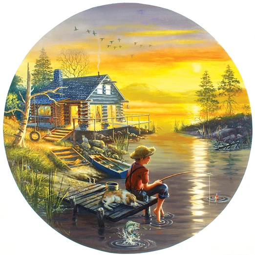 Fishing for Dreams (Round)