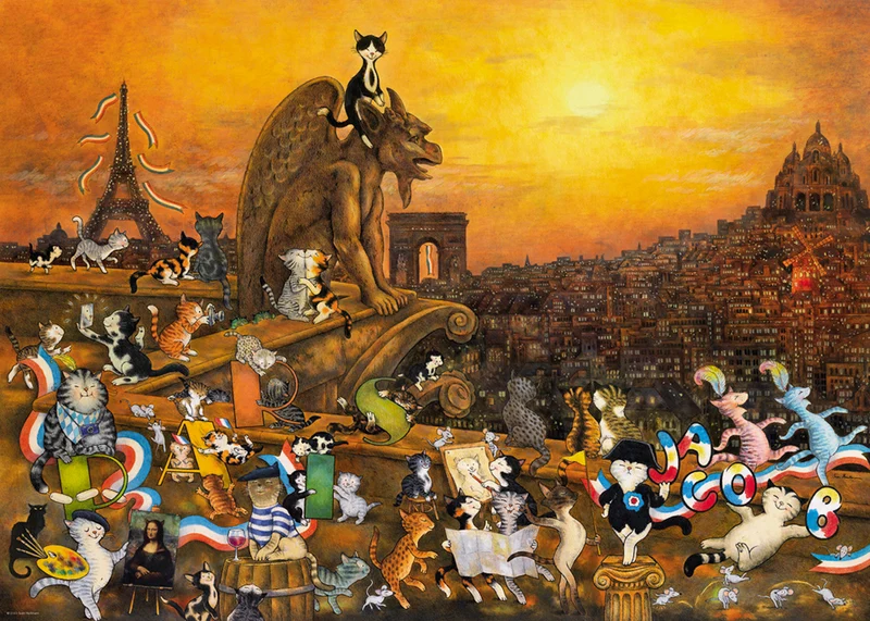 Cats in Paris, Sven Hartmann (Triangular Box)