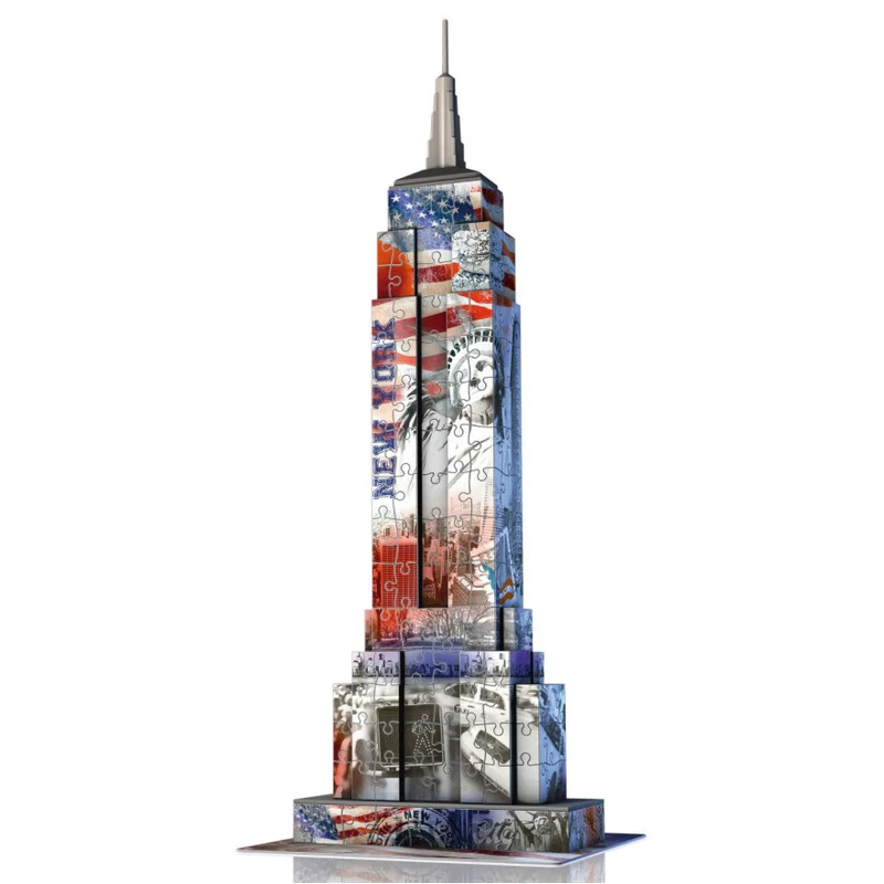 Ravensburger Empire State Building, New York. Flag Edition (3D)