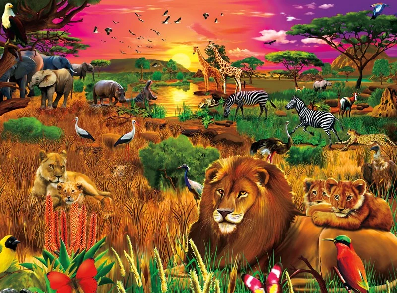 African Evening (Matte Finish)