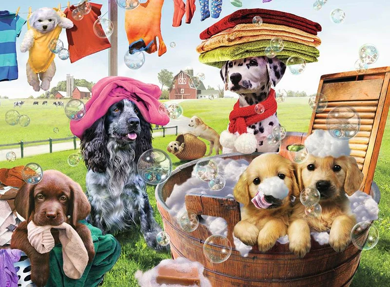 Ravensburger Laundry Day, Adrian Chesterman
