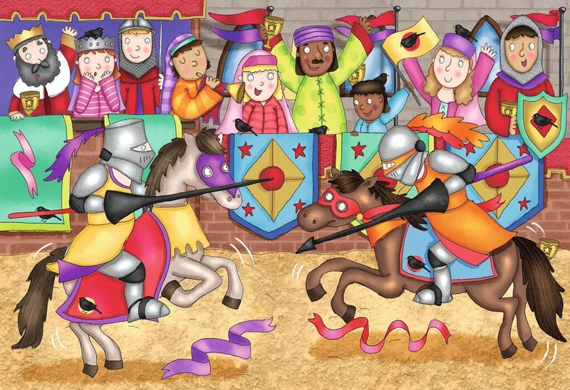 Ravensburger At The Joust (SUPER SIZE floor Puzzle)