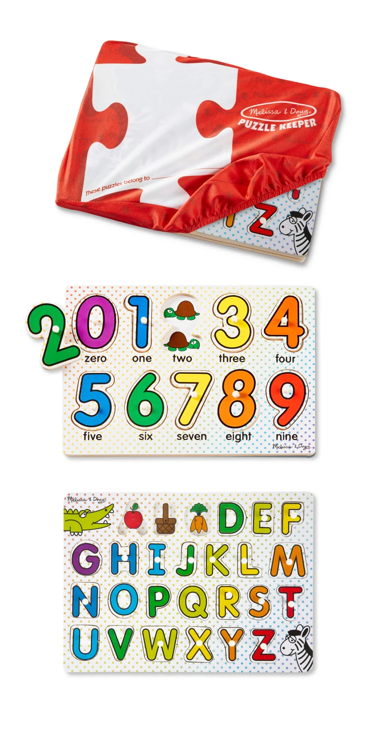 ABC & 123 Puzzle Keeper