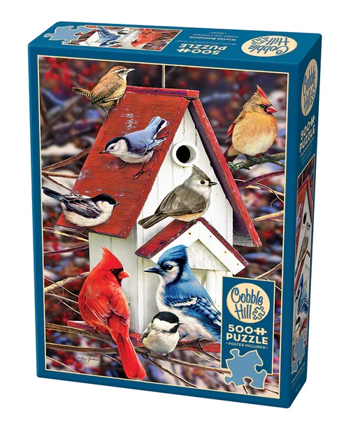 Winter Birdhouse, Greg Giordano (500pcs)