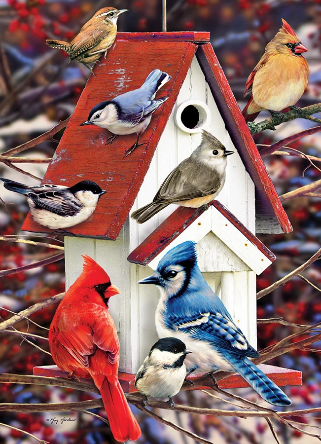 Winter Birdhouse, Greg Giordano (500pcs)