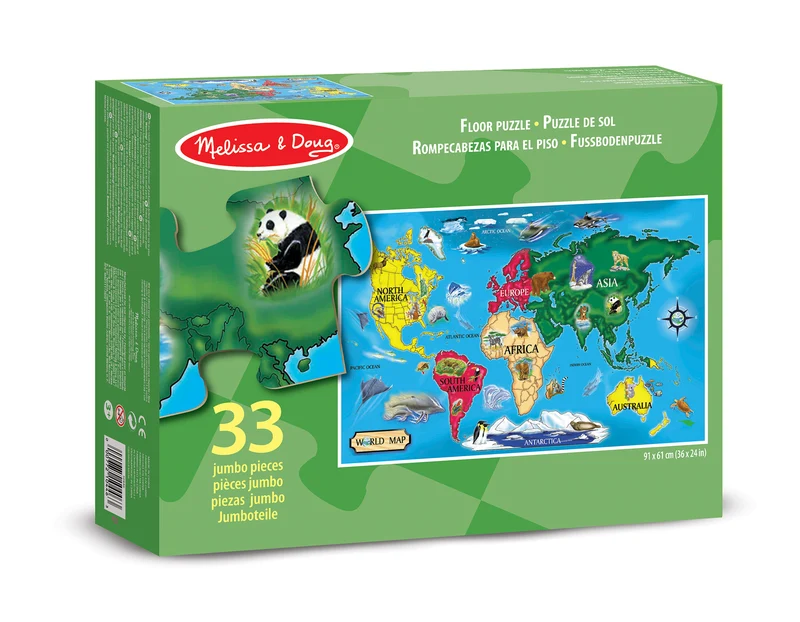 World Map- Floor Puzzle