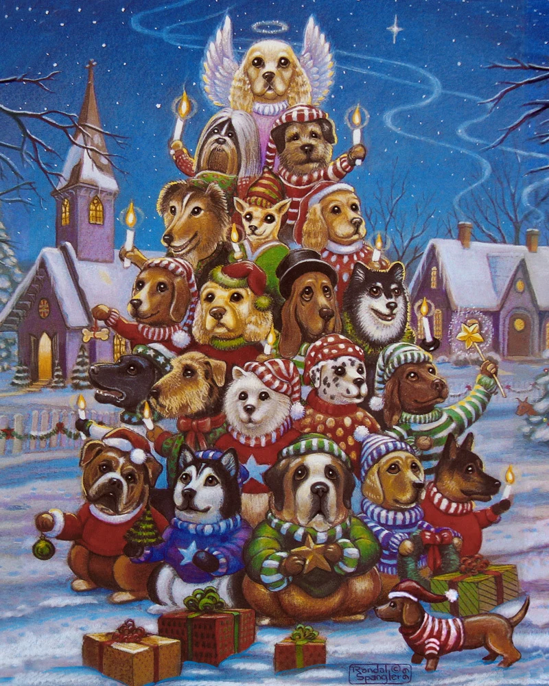 Canine Christmas Tree, Randal Spangler