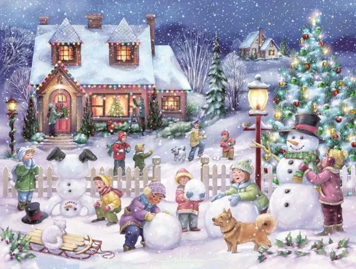 Snowman Celebration, Randy Wollenmann