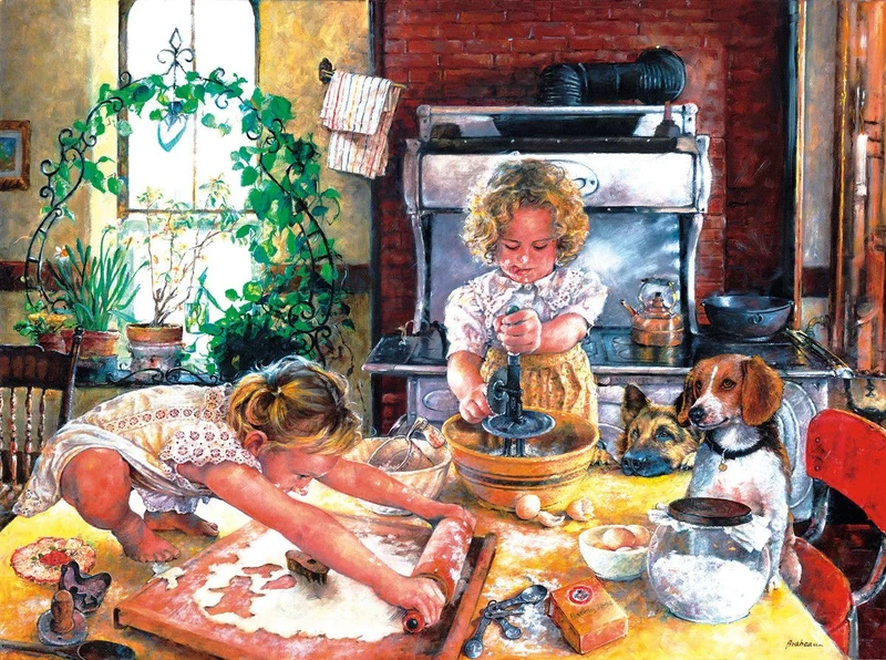 Baking Cookies, Susan Brabeau