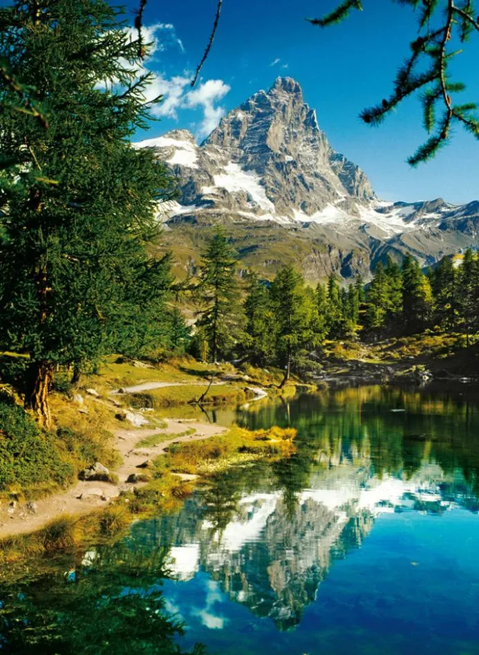 Matterhorn in the mirror: the Blue Lake