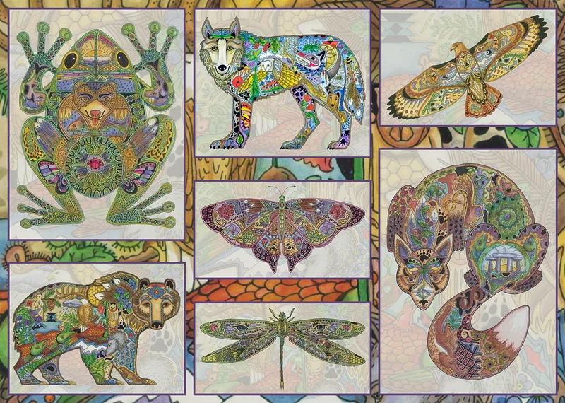 Ravensburger Southwestern Animals, Sue Coccia