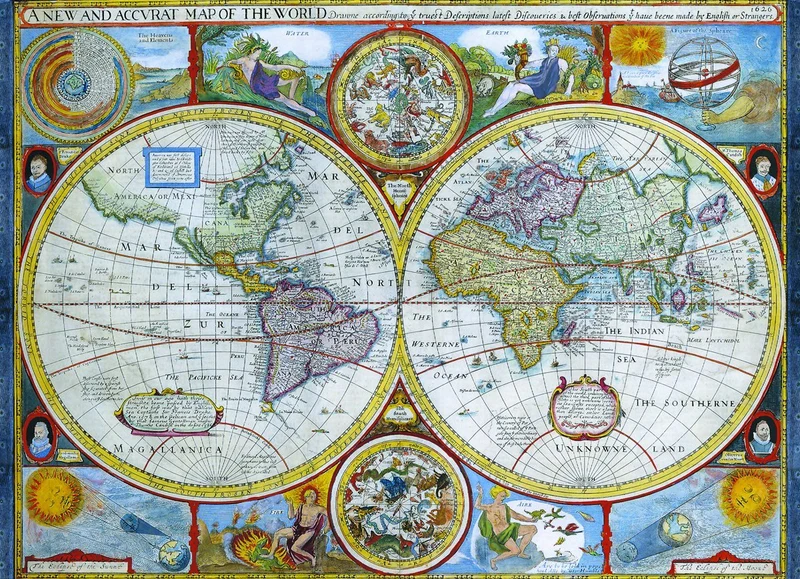 Antique World Map