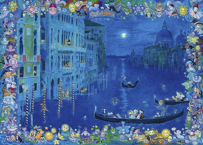 Cats in Venice, Sven Hartmann (Triangular Box)