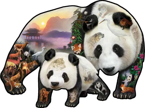 Panda Playground (Shaped)