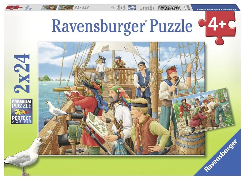 Ravensburger With the Pirates (2-in-1)