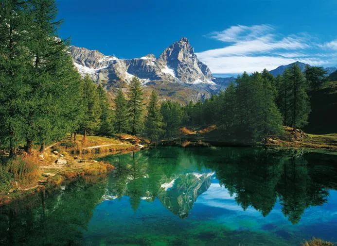 The Blue Lake Cervino - Matterhorn