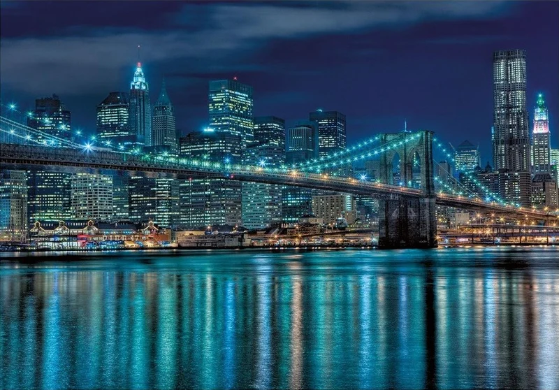 Manhattan at Night, New York