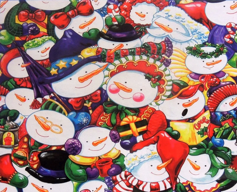 Smiling Snowmen