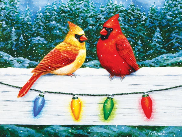 Christmas Cardinal Greeting