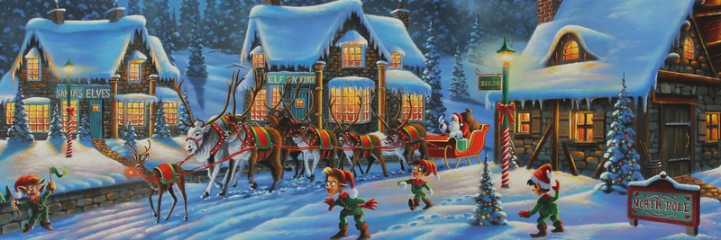 Santa on his Way