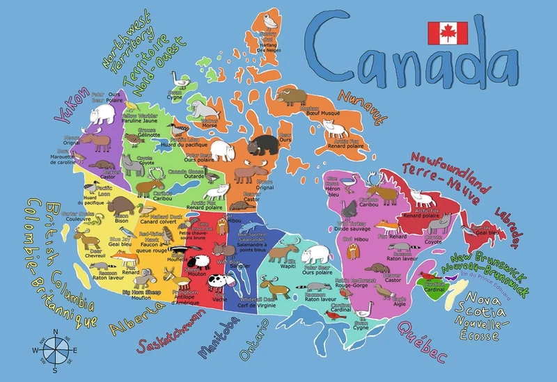 Ravensburger Canada Map