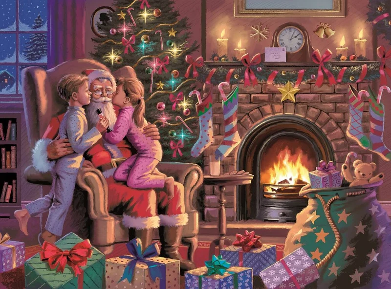 Ravensburger Kissing Santa