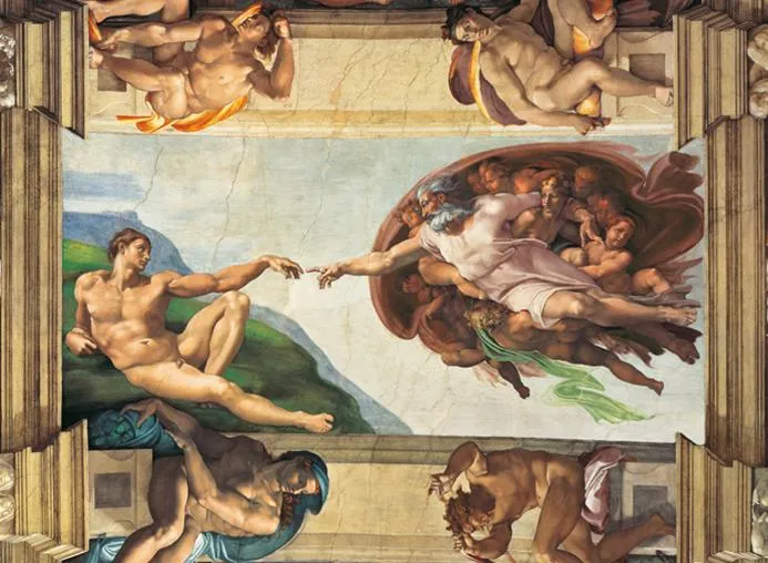 The Creation of Man, Michelangelo Buonarroti