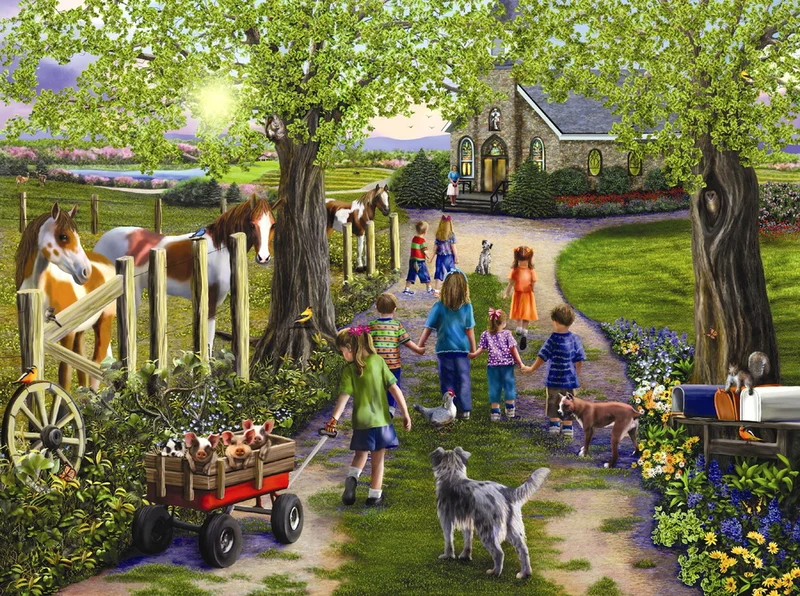 Sunday Stroll, Mary Thompson