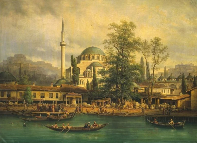 View of the Mosque Near Tophane